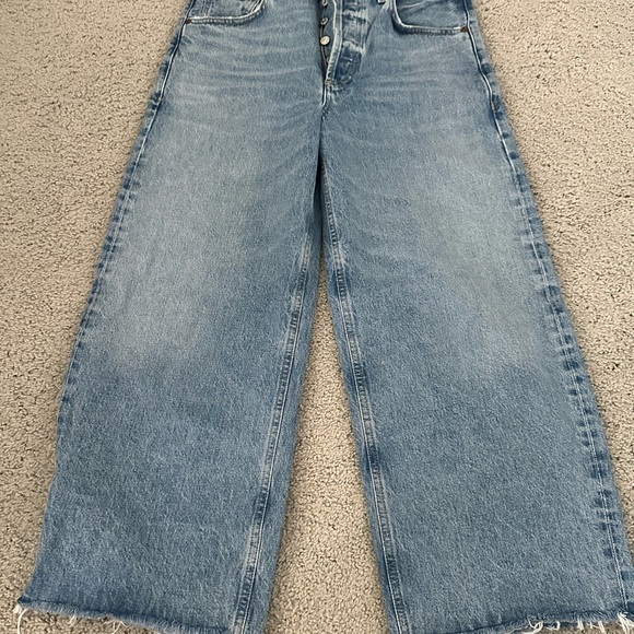 Citizens of Humanity Ayla Crop raw hem jean in Sodapop - Picture 9 of 11